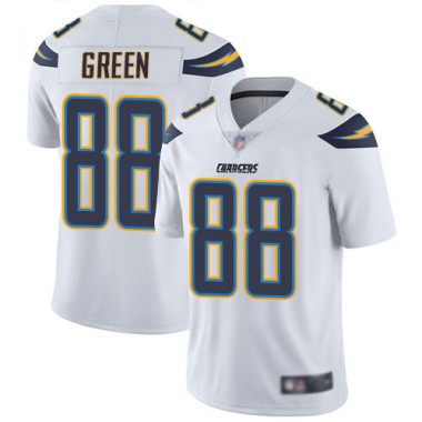 Los Angeles Chargers NFL Football Virgil Green White Jersey Men Limited #88 Road Vapor Untouchable